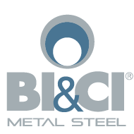 BI&CI Metal Steel Logo